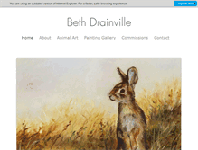 Tablet Screenshot of bethdrainville.com